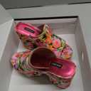Nine West Women's Olley Platform Sandal (Pink, 9M)