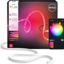 Hue Flux Outdoor 16-feet Multicolor LED Strip Light, 3000 lm, Vibrant Color and Ambiance, Flexible Outdoor Lighting, Chromasync Color Blending, Weatherproof, App and Voice Control
