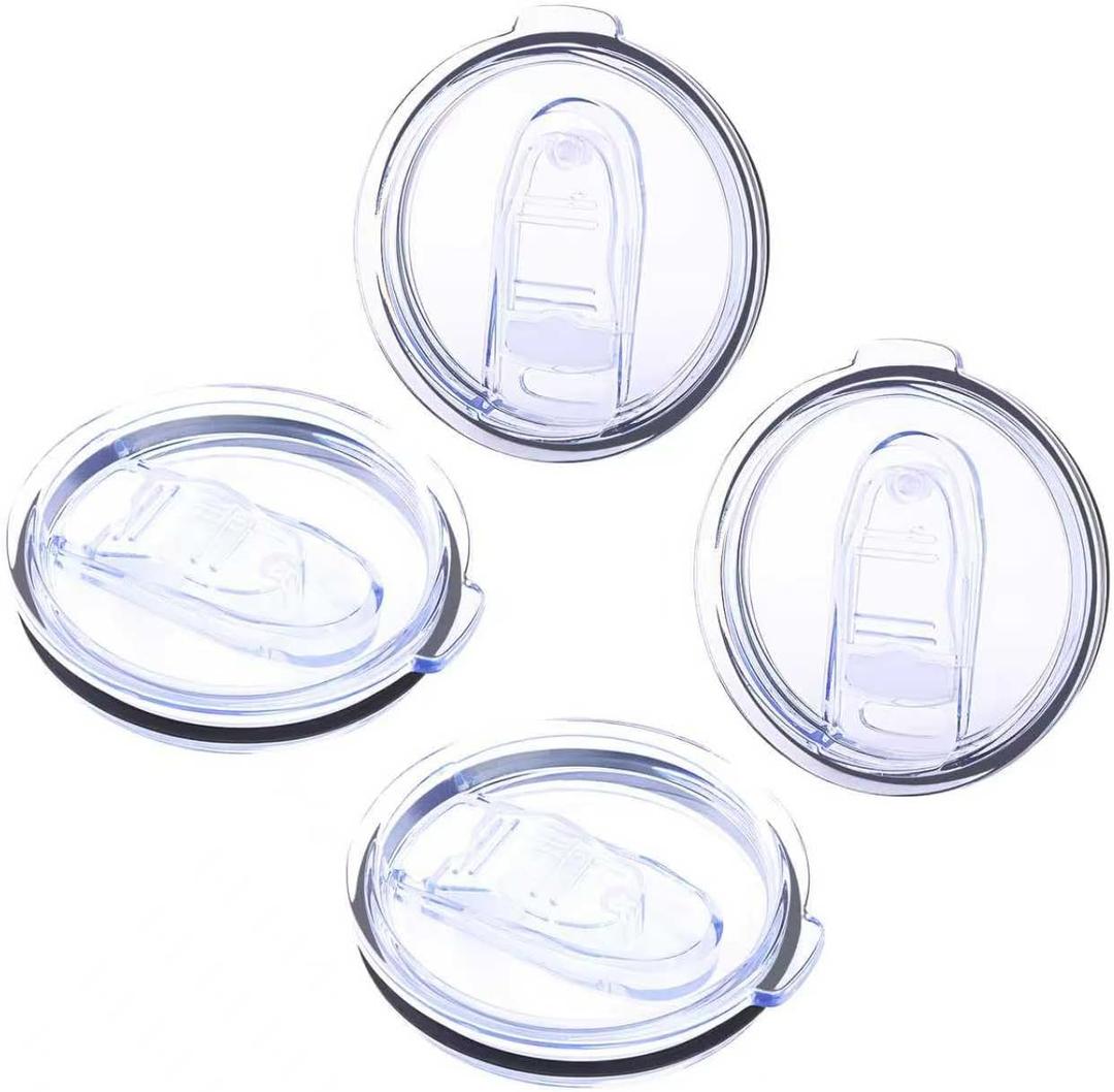 30oz Tumbler Lid Replacement - Be suitable for Rtic tumbler lid replacement, Leak-Proof and Reusable. Pack of 4.(Incompatible with the old Rtic 30oz model)