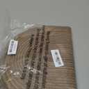 Noctiflorous Woven Oval Braided Placemats Set of 6-12 x 17.5 Inch Washable Non-Slip Heat Resistant Table Mats for Kitchen and Dining, Brown, 6
