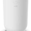 Pure Enrichment PureBliss Luxury Towel Warmer - Extra Large 20L Heats Towels, Robes, Blankets, or Clothing - Modern Bucket Design, 4 Heat Timer Settings & Auto Shut-Off (White & Brushed Silver)