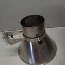 PreAsion Commercial Stainless Steel Funnel with Support Stand Manual Filling Package Funnel 5.5inch