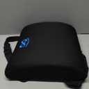 Everlasting Comfort Lumbar Support Pillow for Office Chair - Memory Foam Back Cushion for Car Seat - Promotes Better Posture, Back Pain Relief - Ideal Gaming and Desk Chairs Work and Home Essentials