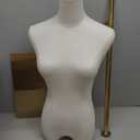 Female Mannequin Torso Sewing: Adjustable Height from 47.2 to 74.8 Inch Female Dress Form for Sewing and Clothing Display - Pinnable Mannequin with Support Metal Base Stand