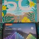 Permanent Outdoor Lights, 100FT 64 Bulbs RGB LED Outdoor String Lights, DIY Scene Mode, IP68 Waterproof Christmas Lights for Daily Decor, House Roof, Holiday Decorations, Outside