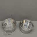 P&P CHEF 8 Inch Cake Pans Set, Round Baking Pan Stainless Steel Layer Birthday Wedding Cake Oven Pans, Non Toxic & Heavy Duty, Deep Side & Mirror Finish, Dishwasher Safe, (2Pcs)