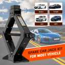 Scissor Jack for Car 3 Ton 6614 LBS, Spare Tire Changing Kit,Portable Tire Jack,Lifting Jack for Car/SUV/MPV