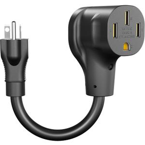 NEMA 6-20P to NEMA 14-50R 250V 20 Amp EV Charger Adapter EV Charger Power Cord Adapter Connector 11.8 Inch Electrical Power Conversion Adapter Cord for Portable EV Charger