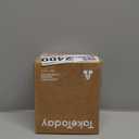 TakeToday Collapsible Water Bottles 20oz, Leak Proof, BPA-Free, Foldable Silicone Travel Water Bottle with Straw Strap for Cycling, Hiking, Outdoors (Ocean Breeze)