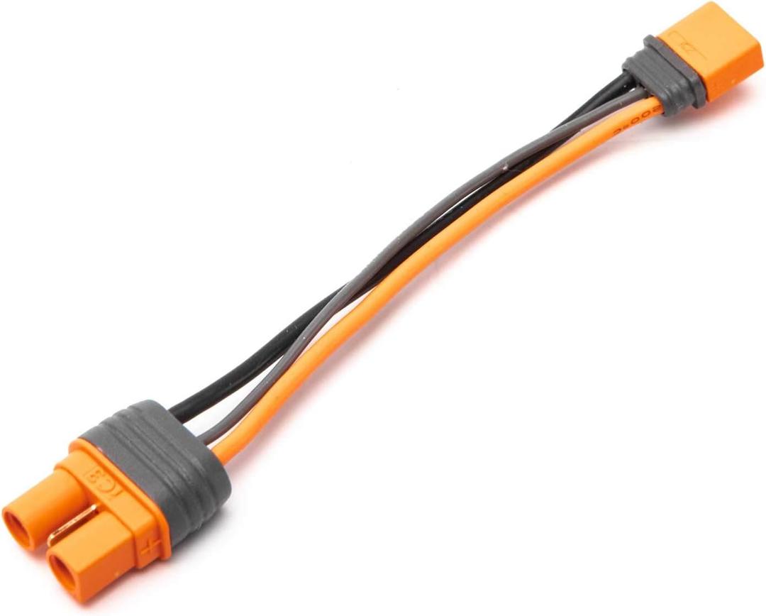 Spektrum Adapter, 6": IC3 Battery/IC2 Device, SPMXCA320, 1 Count (Pack of 1)