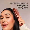 Tangle Teezer Chrome Ultimate Detangler Brush for Wet & Dry Hair, Eliminates Knots & Reduces Breakage for Straight to Curly Hair Types, Chocolate Bronze