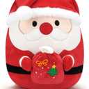 Christmas Santa Claus Stuffed Animal Plush Toy, Cute Stuffed Santa Claus Plushies Doll for Xmas Decorations, Christmas Plush stuffy Toy Pillow Gifts for Kids, Baby, Girls, Boys