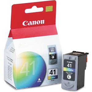 Canon CL41 Ink Cartridge, Tri-Color, in Retail Packaging