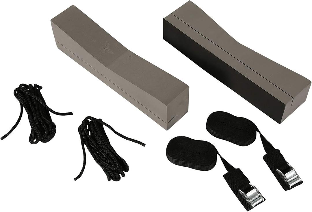 attwood 11438-7 Universal Rack-Free Car-Top Kayak Carrier Kit with Supporting Foam Blocks