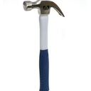 Hammer for driving and pulling nails