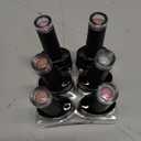 Beetles Builder Gel Set, 6 Colors Glitter Shimmer 7 in 1 Nude Pink White Nail Thickening Strengthening Building Apex for Beginner DIY Salon at Home, Shimmer Builder Nail Gel, UV & LED Lamp Cured Needed