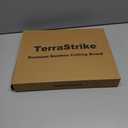 Bamboo Cutting Board Set with Knife Sharpener  Thick Wood Boards with Juice Groove, Silicone Container & Handles Non-Toxic Over Sink Design Ideal Kitchen Gifts