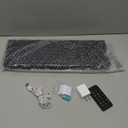 TrophyRak 16" Large Digital Wall Mount Clock, Count Down Timer, Alarm, Big LED, RGB Color, DST, Temperature for Living Room Classroom Desk, Wall, Xmas, Birthday Gift for Senior Mom Dad, Green White