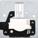 Sewing Parts for 1x Sewing Machine Needle Plate Plastic,Steel for Sewing Machine 7.7x7.8cm