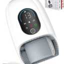 Hand Massager with Heat and Compression : Full-Hand and Wrist Coverage with Touchscreen & Palm Roller  Designed for Daily Comfort at Home, Office, or Travel (White)