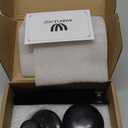 Windfulogo 2 Pcs Mushroom Shaped Massage Stones Natural Bian Stone Hot Rock for Spa Massage