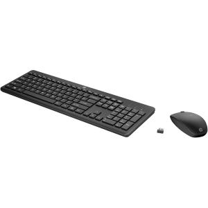 HP Wireless Keyboard and Mouse Combo - Full Size Membrane Chiclet Style Keyboard, 3-Zone Layout, 2.4GHz Wireless Connection, Compatible with PC, Mac