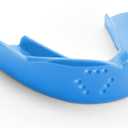 SISU 3D Mouthguard, Electric Blue - 2.0mm Thin - for Athletes Over 5 Tall - Pre-Formed for Custom-Molded Fit - Remoldable Up to 20 Times - Non Toxic