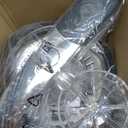 Electric Orange Juicer, Citrus Juicer Squeezer with 2 Cones and Soft Grip Handle for Effortless Juicing, Stainless Steel Quiet Orange Juice Extractor Machines for Lime Grapefruit Lemon (Black)