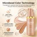 Official Iuxe Foundation for Mature Skin, 4-in-1 Foundation - Longwear Match, Hydrating Full Coverage, Long-Lasting & Waterproof, for all Skin Types