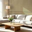 Art3d 4-Pack 47x23.6 Inch Acoustic Panels with Wood Slat Design - Soundproof Wall Panel for Office, Gaming Room & Studio, Ideal for Streamers, Home Workers & Recent Movers, Oak
