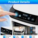 2026 New Portable Air Conditioners,4 Speeds evaporative cooler with Spray/Ice Cubes Mold/900ML Tank/7 LED/Ice Box,Silent Fan Windowless air conditioner,For Home,Office,and Travel miniair conditioner