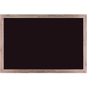 U Brands Magnetic Chalkboard, 24" x 36", Rustic Wood Frame, Premium Matte Surface