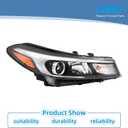 LABLT Headlight Headlamp Assembly Passenger Side Right RH Replacement for Forte 2017 2018 Replacement for KI2503201