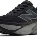 New Balance Women's Fresh Foam X More V5 Running Shoes (6, Phantom/Sea Salt/Light Gold Metallic)