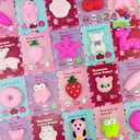 Jofan 23 PCS Valentines Cards with Mochi Squishy Toys Squishies for Kids Valentines Day School Class Classroom Gifts Prizes Party Favors