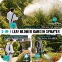3-in-1 Battery Powered Sprayer Blower Compatible for Dewalt 20V Battery