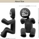 AGMDESIGN Mr Right Silicone Razor Holder, Funny Bathroom Decor for Inside Shower, Cool Gadgets Leg Razor Holder for Men Boyfriend Mr, Valentines Day Birthday Gifts for Men Boyfriend Husband Groom