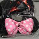 20 PCS Mouse Ears Headbands for Birthday Party Theme Park Costume Play Celebration for Boys and Girls (3color) (Pink and Red)