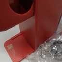 Single Serve Coffee Maker with Built-in Detachable Milk Frother, Iced and Hot Coffee Machine for K Cup & Grounds, 40oz Removable Water Reservoir, 6 Cup Sizes, Fits 7.3" Travel Mug, Red