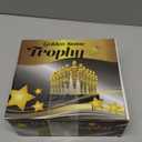 Bedwina Gold Trophy Award Mini Trophies Bulk  (Pack of 12) 6 Inch Tall Plastic Golden Statue Award, Party Themed Decorations, Winners or Appreciation Gifts Game Prizes for Adults & Kids