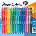 Paper Mate InkJoy Pens, Gel Pens, Fine Point (0.5 mm), Assorted, 14 Count - Back to School, Teacher Supplies, Writing, Journaling