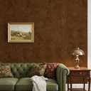 ReWallpaper 30in X 16.5ft Velvet Wallpaper Peel and Stick Bedroom Wallpaper Modern Brown Contact Paper for Cabinets Removable Wall Paper for Renters Wall Decor Living Room Self Adhesive Velvet Fabric