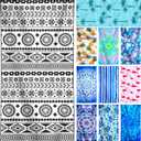 Microfiber Lightweight Thin Overysized Beach Towel Compact Sandproof Clearance Towels Quick Dry Sand Free Swim Pool Camping Blanket Travel Essentials Accessories Women Men Adults Black Bohemia (72.00" x 36.00")