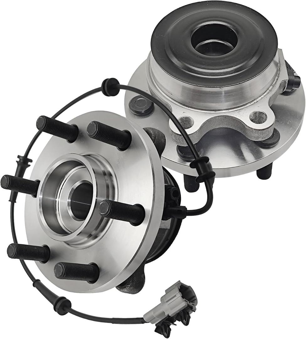 Pair 515064 Front Wheel Bearing Hub Assembly Compatible with Nissan Frontier 2005-2019, Pathfinder 2005-2012 Xterra 2005-2015, Hub Bearing for Suzuki Equator 2009-2012, RWD Only, 6 Lug w/ABS