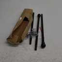 GXOACKJ Curtain Rods for windows 32-48 inch, 5/8 inch Decorative Curtain Rod Set, Matte Black Splicing Heavy Duty Metal Curtain Rod with Brackets