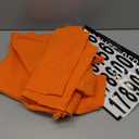 WooWee Prisoner Costume Men Women – Orange Jumpsuit with Handcuffs, Mug Shot Sign & Number Stickers, Inmate Costume for Adults Halloween Outfit, Small