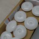 Homemory 24 Pack 3 Flameless Led Floating Candles, 200 Hour White Battery Operate Waterproof Tealights for Cylinder Vases, Centerpieces at Wedding Decor, Party, Pool