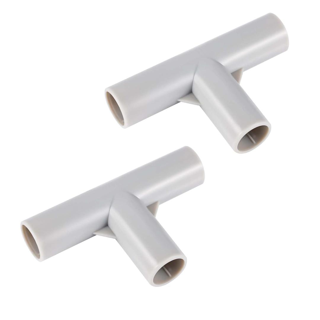 2pcs Baby Playpen Parts T-Shaped Joint, Baby Playpen Replacement Parts T Connector 0.7in in Inner Diameter 3-Way Accessories for Play Yard