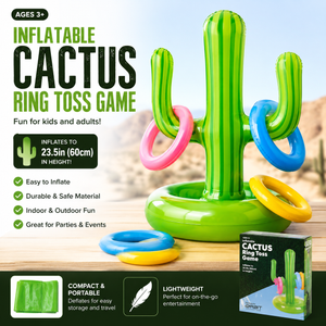 Inflatable Cactus and Ring toss game