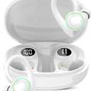 Wireless Earbuds, Bluetooth 5.4 Headphones Sport, Over Ear Buds With ENC Noise Cancelling Mic, 48H, Wireless Earphone With Earhooks, Stereo Deep Bass, IP7 Waterproof Headset for Workout, White